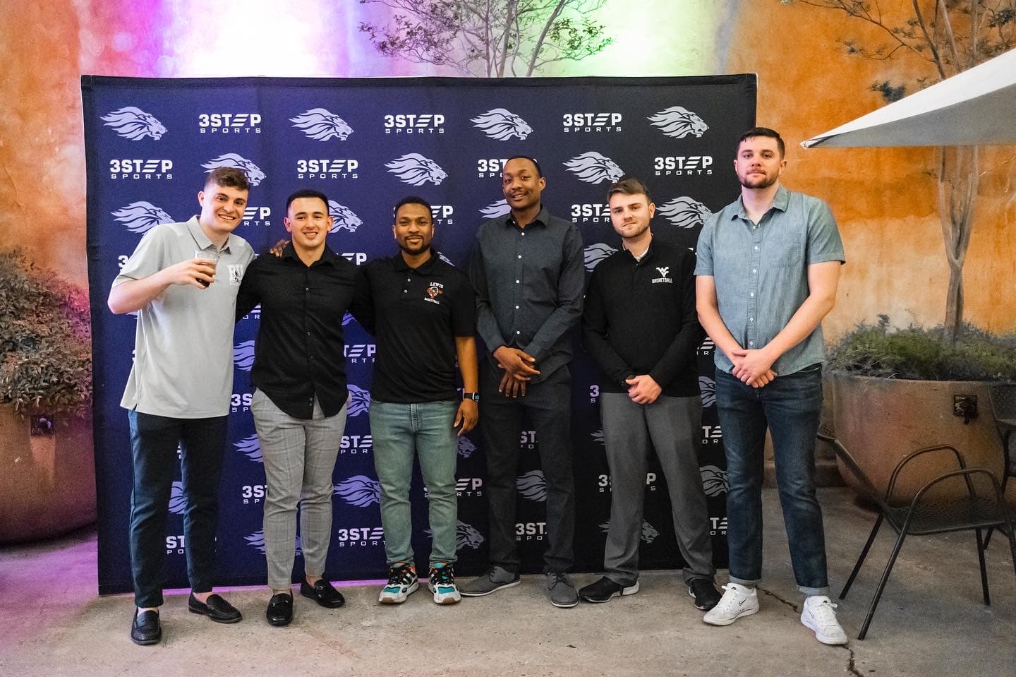 Final Four coaches party with Chris